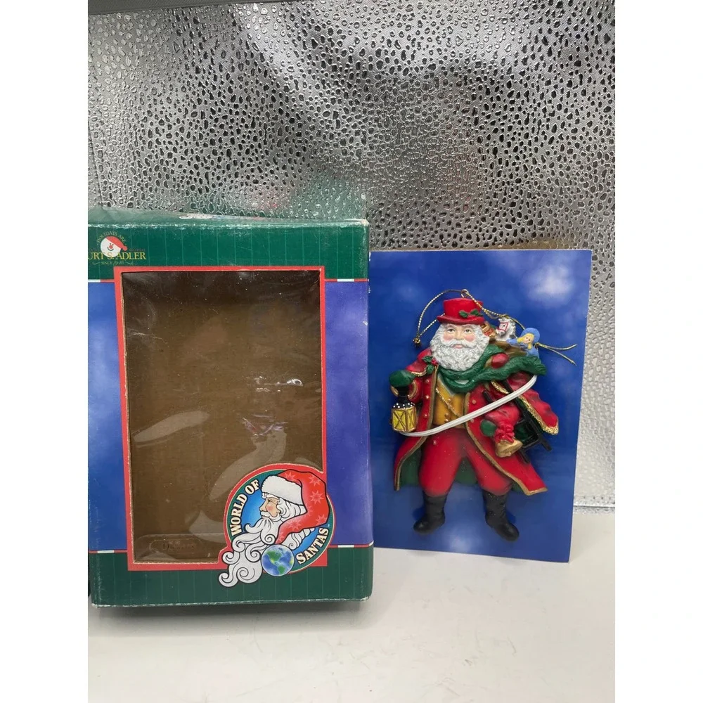 World of‎ Santas Dickens Collection Santa Claus Christmas Ornament Lantern Bell